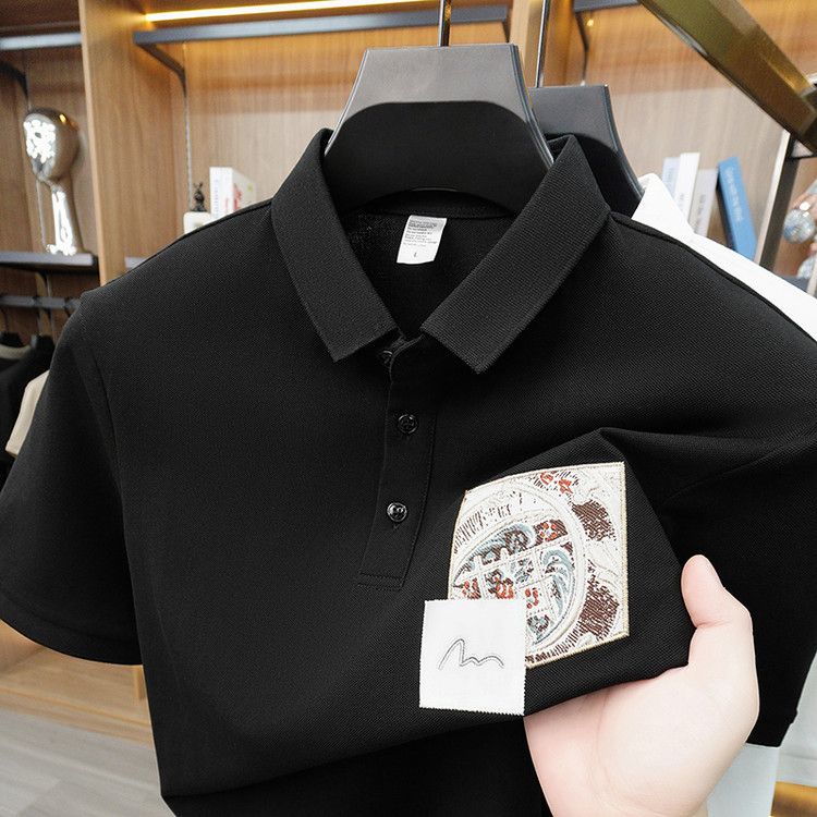 Baroque Crest Pocket Polo T-Shirt - Image 2