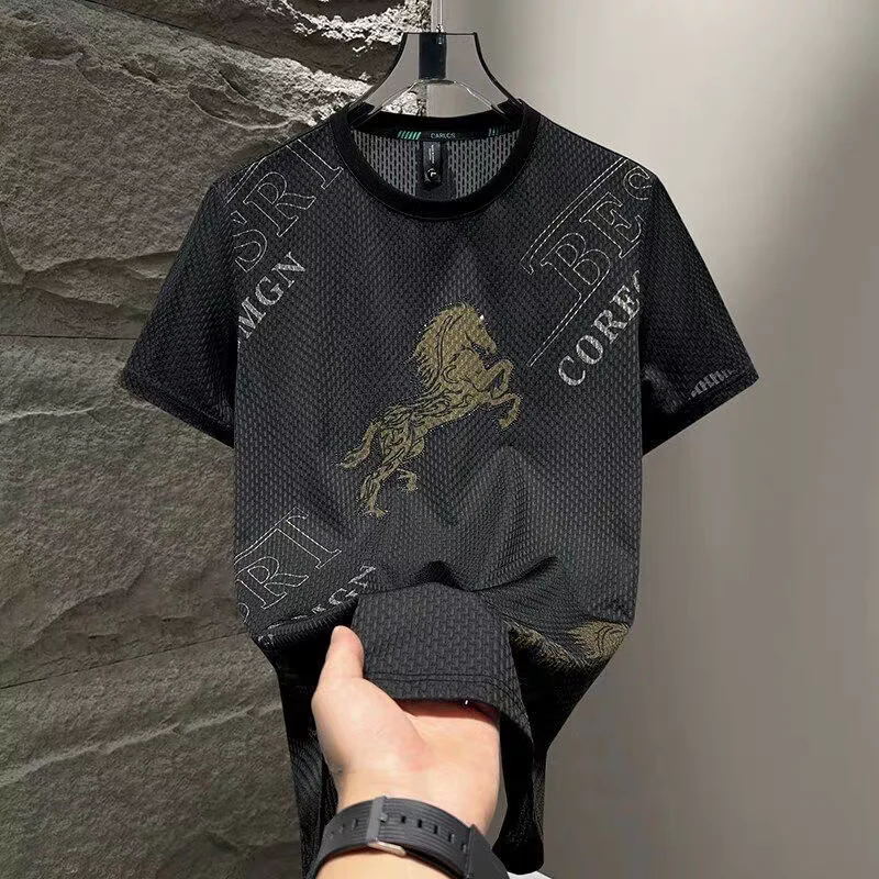 Ivory Ember Stallion Weave T-Shirt - Image 3
