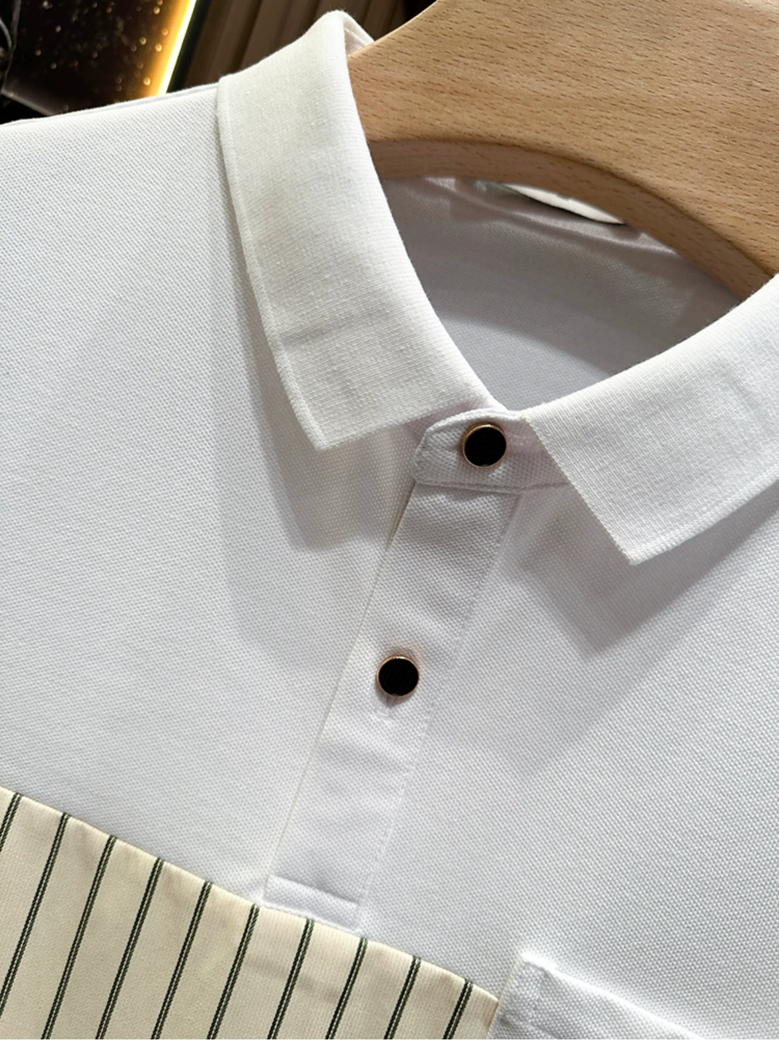 Striped Vault Accent Polo T-Shirt - Image 5